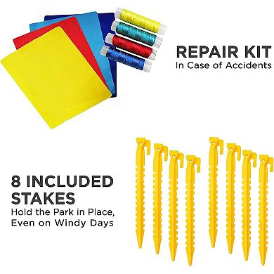 Sunny & Fun Bounce House, Bouncy House for Kids Outdoor with Toddler Slide