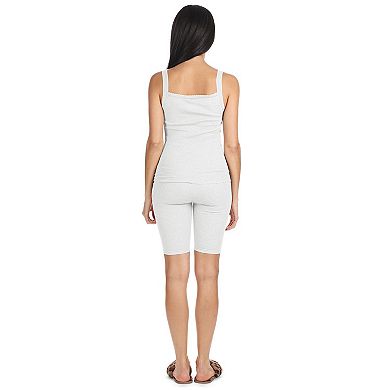 Women's Cotton Seamless Ribbed Lace Camisole