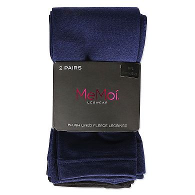 Fleece Footless Tights 2pr Pack