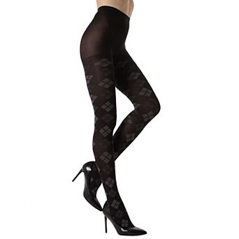 Light Control Argyle Opaque Tights