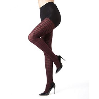 Houndstooth Sweater Tights