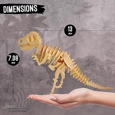 DIY 3D Puzzle - 6pk Dinosaurs