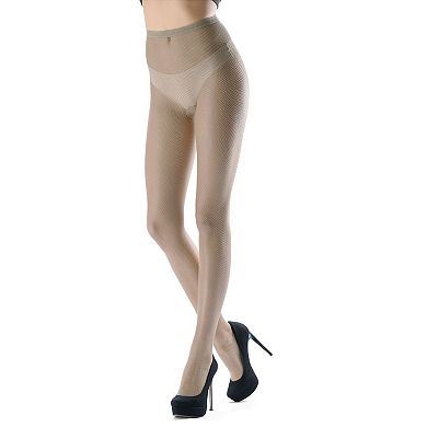 Levante Women's 40D Semi Opaque Mini Net Fishnet Stockings