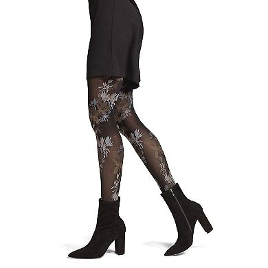 Brushed Deco Opaque Tights