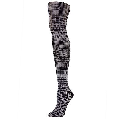Glen Plaid Opaque Tights