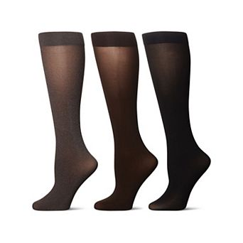 Heather/solid 3 Pair Trouser Socks