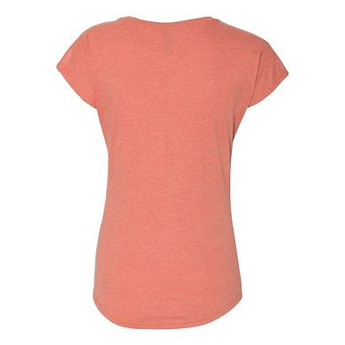 Anvil Womens Triblend V-Neck T-Shirt