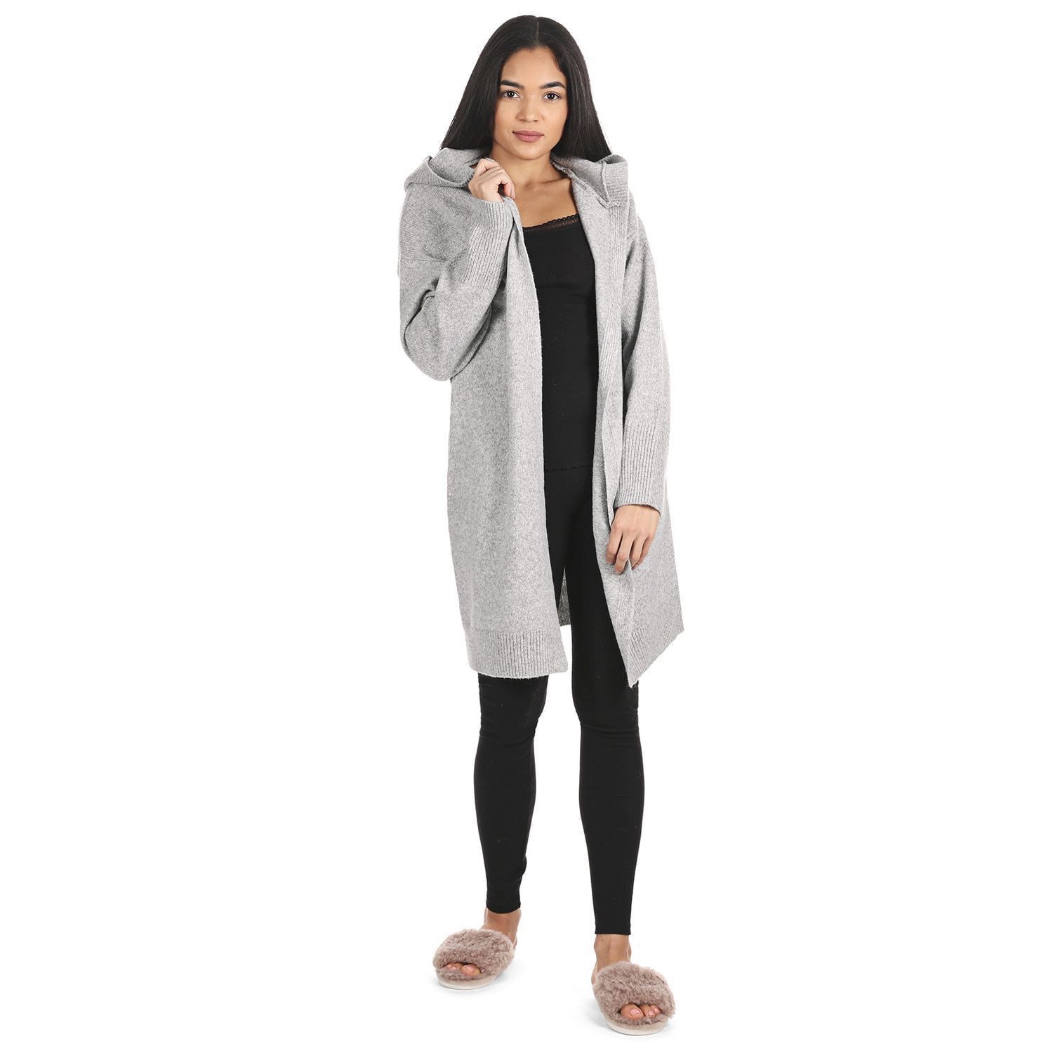 Miekld Womens Winter Long Sleeve Cardigans Light Cardigan Hooded