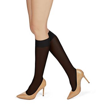 Completely Opaque Knee High Stockings