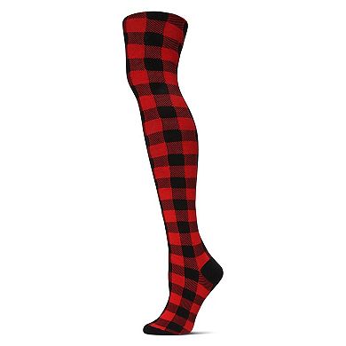 Women's Buffalo Check Sweater Tights