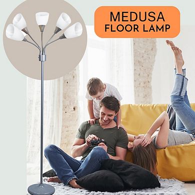 Multi Head 5 Light Floor Lamp