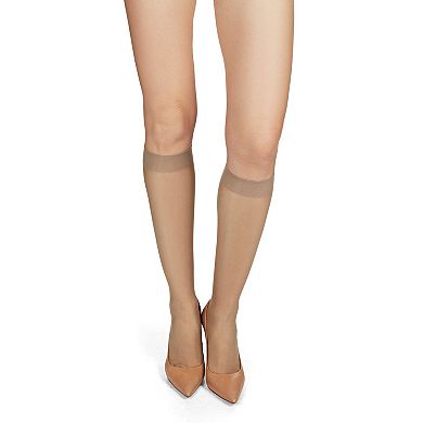 Microfiber Opaque Knee High Stockings