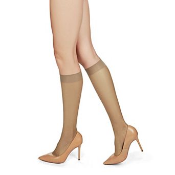 Microfiber Opaque Knee High Stockings