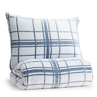 The Big One Kids™ Finn Plaid Cozy Plush Comforter Set with Shams