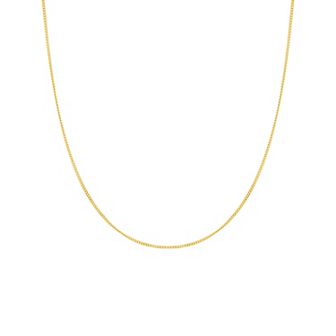 PRIMROSE 14k Gold Baby Curb Chain Necklace