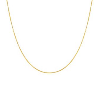 PRIMROSE 14k Gold Box Chain Necklace