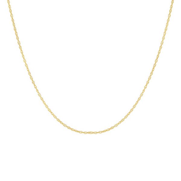 PRIMROSE 14k Gold Rope Chain Necklace