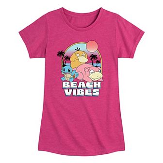 Girls 7-16 Pokemon Beach Vibes Graphic Tee
