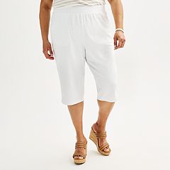 Plus Size Croft & Barrow® Effortless Stretch Capri Pants