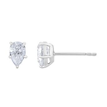 Galaxie Solaire 14k White Gold 1 Carat T.W. Lab-Grown Diamond Stud Earrings