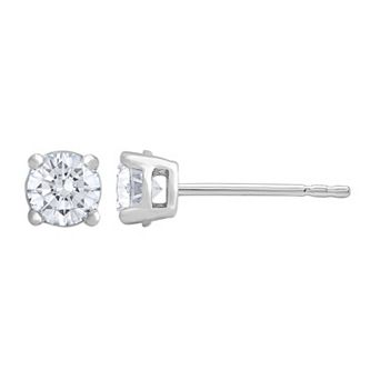 Galaxie Solaire 14k White Gold 3/4 Carat T.W. Lab-Grown Diamond Stud Earrings