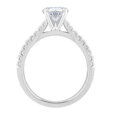 Diamond Medley 14k White Gold 1 1/4 Carat T.W. Lab-Grown Diamond Engagement Ring