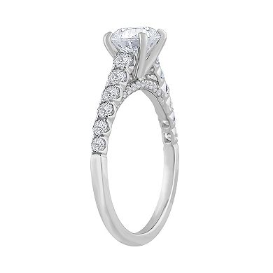 Galaxie Solaire 14k White Gold 1 3/5 Carat T.W. Lab-Grown Diamond Engagement Ring