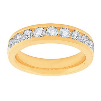 Galaxie Solaire 14k Yellow Gold 1 1/2 Carat T.W. Lab-Grown Diamond Ring