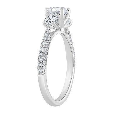 Diamond Medley 14k White Gold 1 1/2 Carat T.W. Lab-Grown Diamond Ring