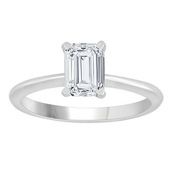 Galaxie Solaire 14k White Gold 2 Carat T.W. Lab-Grown Diamond Solitaire Ring