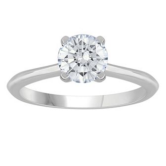 Diamond Medley 14k White Gold 2 Carat T.W. Lab-Grown Diamond Solitaire Ring