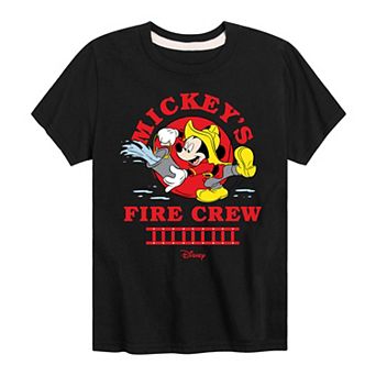 Disney's Mickey Mouse Boys 8-20 Fire Crew Graphic Tee