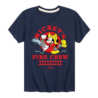 Disney's Mickey Mouse Boys 8-20 Fire Crew Graphic Tee