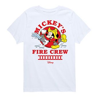 Disney's Mickey Mouse Boys 8-20 Fire Crew Graphic Tee