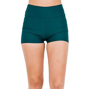 Women's High-Waisted Swim Shorts