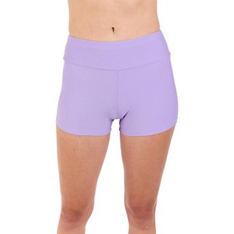 Women's High-Waisted Swim Shorts