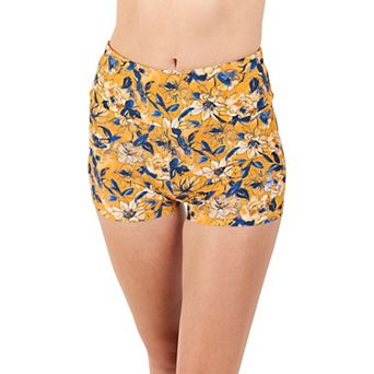 Women's High-Waisted Swim Shorts
