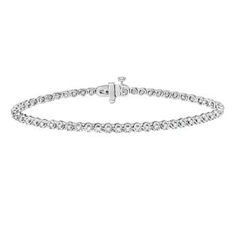 Irena Park 10K White Gold 1 Carat T.W. Diamond Bracelet