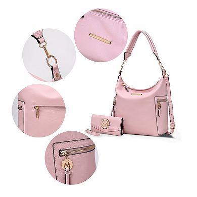 MKF Collection Ophelia Women's Hobo Bag & Wallet by Mia K