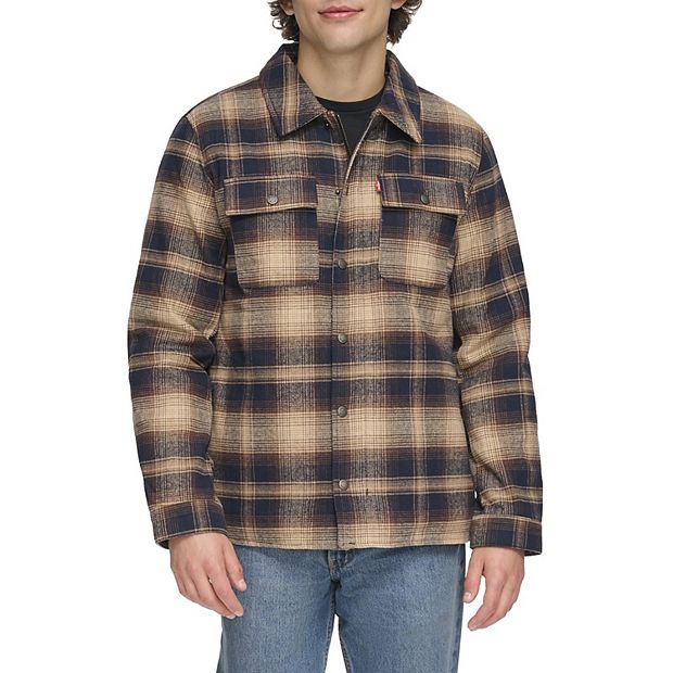 Men s Levi s Quilted Lined Shirt Jacket