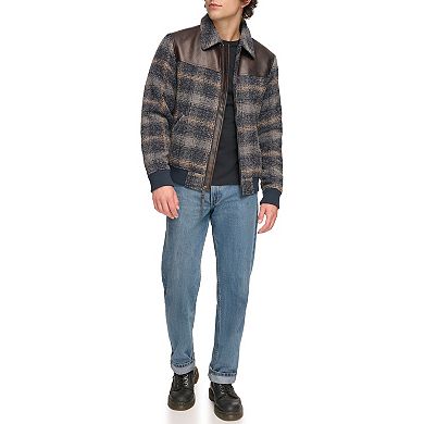 Men's Levi's® Faux Wool & Faux Leather Trucker Jacket
