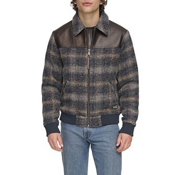 Men's Levi's® Faux Wool & Faux Leather Trucker Jacket