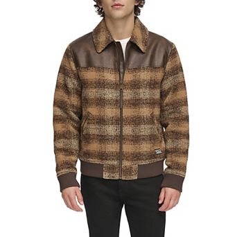 Men's Levi's® Faux Wool & Faux Leather Trucker Jacket