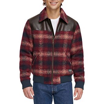 Men's Levi's® Faux Wool & Faux Leather Trucker Jacket
