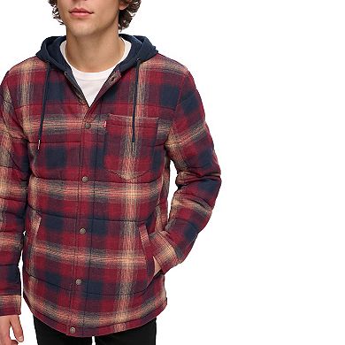 Men's Levi's® Quilted Hooded Shirt Jacket