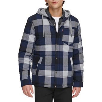 Men's Levi's® Quilted Hooded Shirt Jacket
