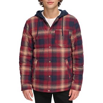 Men's Levi's® Quilted Hooded Shirt Jacket