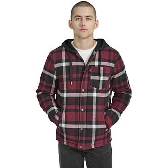 Men's Levi's® Quilted Hooded Shirt Jacket