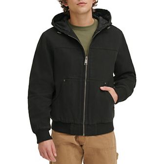Men's Levi's Canvas Workwear Hooded Bomber Jacket