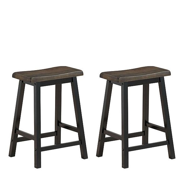 24 Inch Height Set of 2 Home Kitchen Dining Room Bar Stools